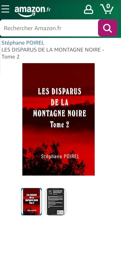 LES DISPARUS DE LA MONTAGNE NOIRE Tome 2 disponible chez Amazon