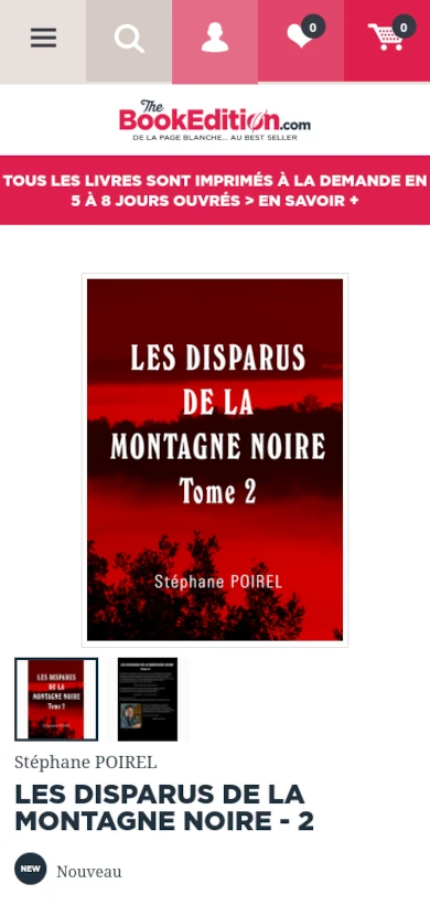 LES DISPARUS DE LA MONTAGNE NOIRE Tome 2 disponible chez TheBookEdition
