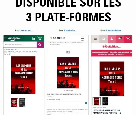 LES DISPARUS DE LA MONTAGNE NOIRE Tome 2 disponible sur les 3 plate-formes