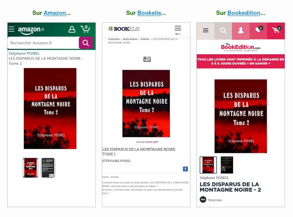 LES DISPARUS DE LA MONTAGNE NOIRE Tome 2 : disponible sur les 3 plate-formes