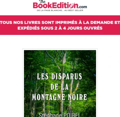 Roman policier Les disparus de la Montagne Noire chez Thebookedition.com